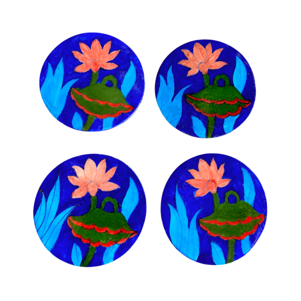 Blue Pottery Coasters