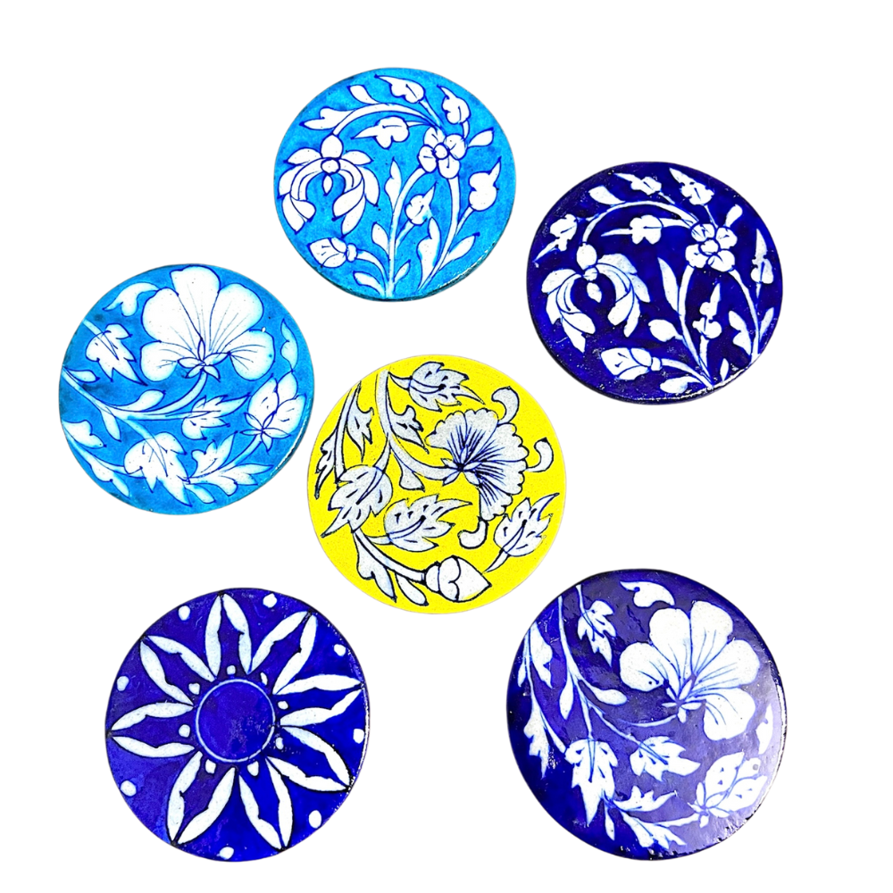 Blue Pottery Coasters - Image 7