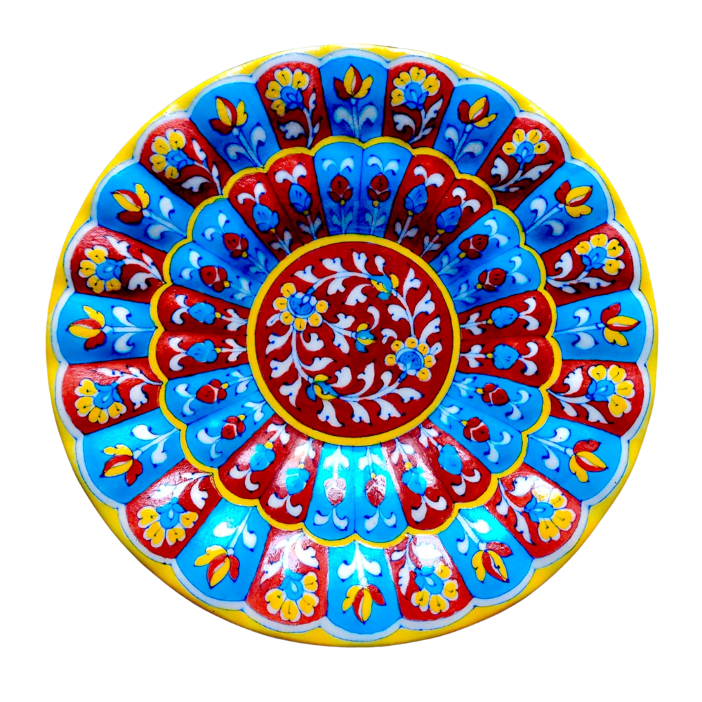 Blue Pottery Plates - Image 9