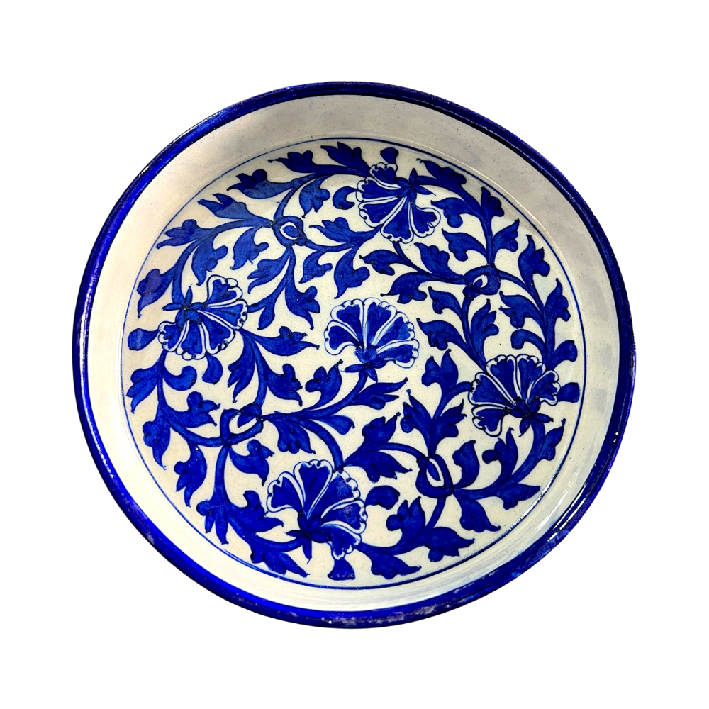 Blue Pottery Thali - Image 2