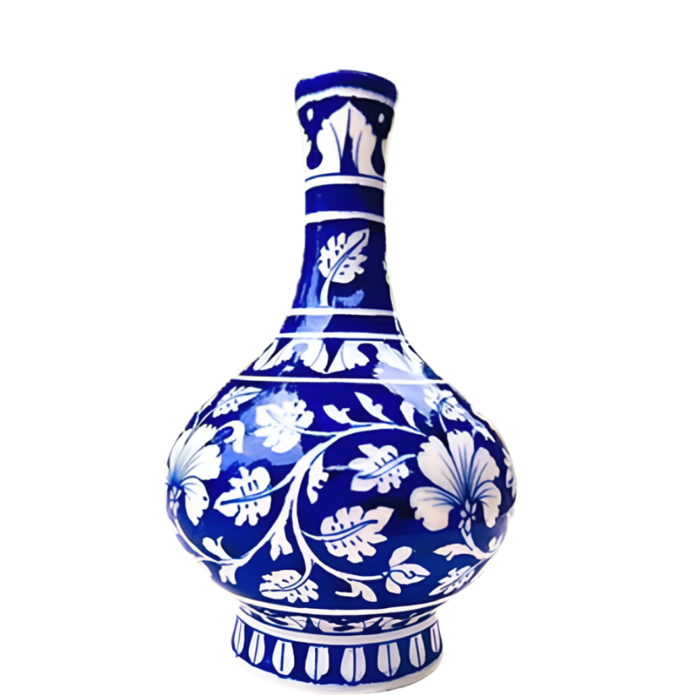 Blue Pottery Vase