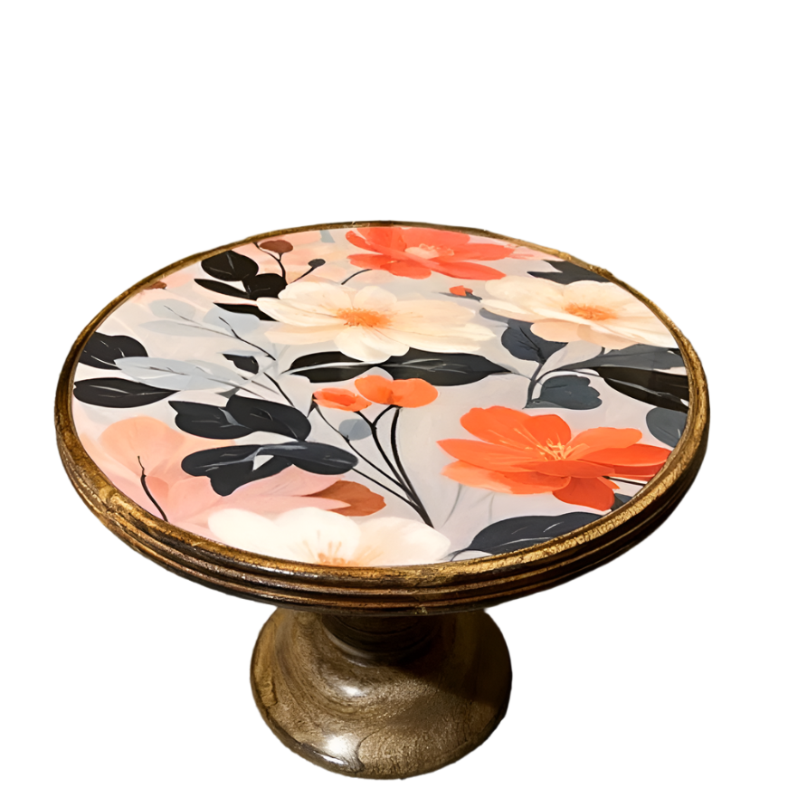 Coral Bloom Cake Stand