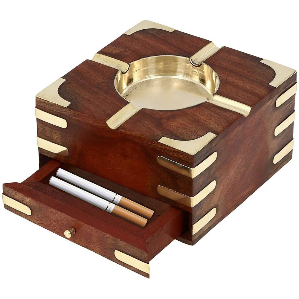 Ashtray With Cigarette Storage Case - Image 4